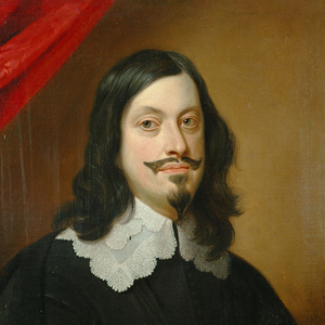Ausschnitt des Gemäldes des Kaisers Ferdinand III (1608-1657) von Jan van den Hoecke. Um 1643.