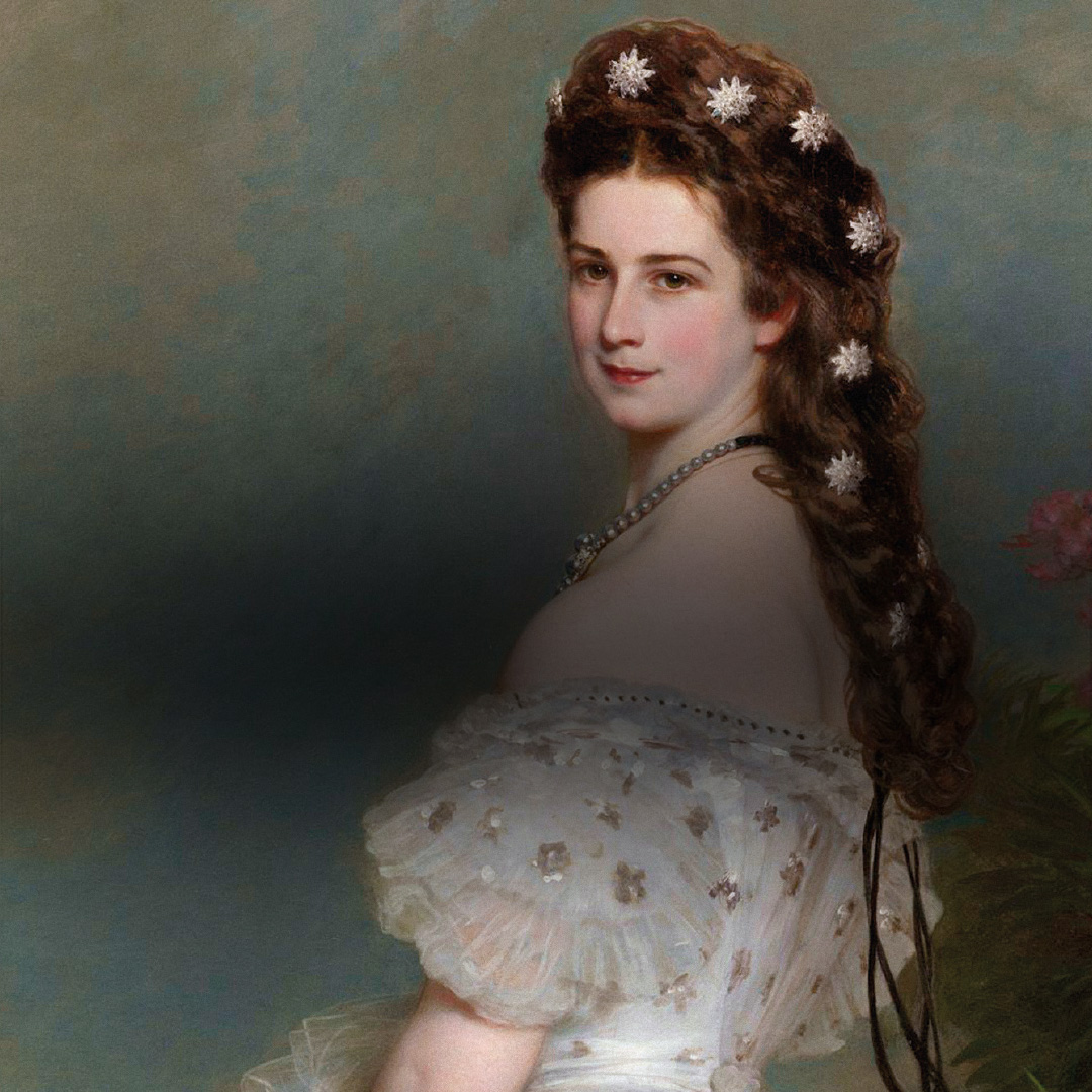 Gemälde von Elisabeth von Franz Xaver Winterhalter. Datiert 1865.